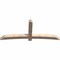Ekena Millwork Bellingham Smooth Timber Gable Bracket, Douglas Fir, 96"W x 40"H x 5 1/2"D x 5 1/2"F, 10/12 Pitch GBW096X40X0606BEL00SDF - alternate 3